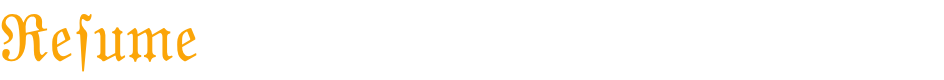 Resume
